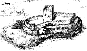 Замок в XIII-XIV веках